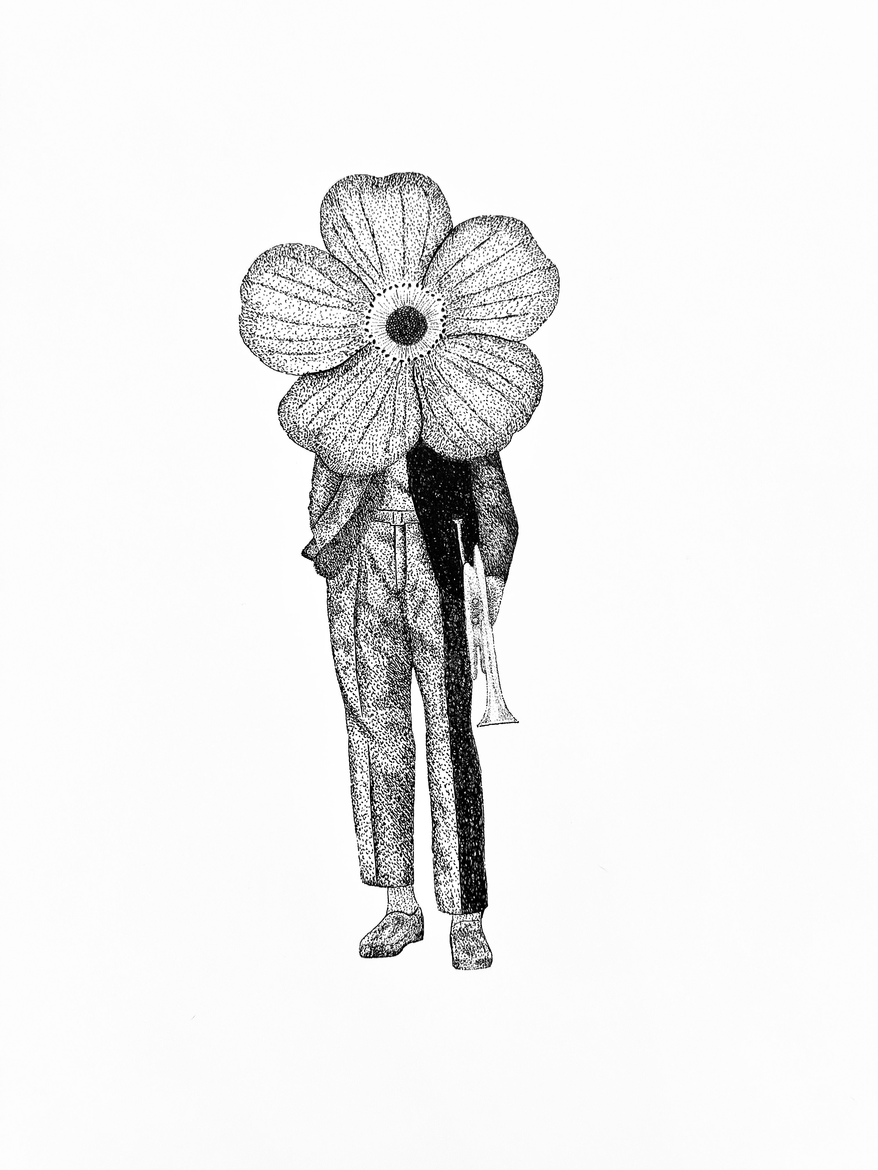 Flower with trumpet