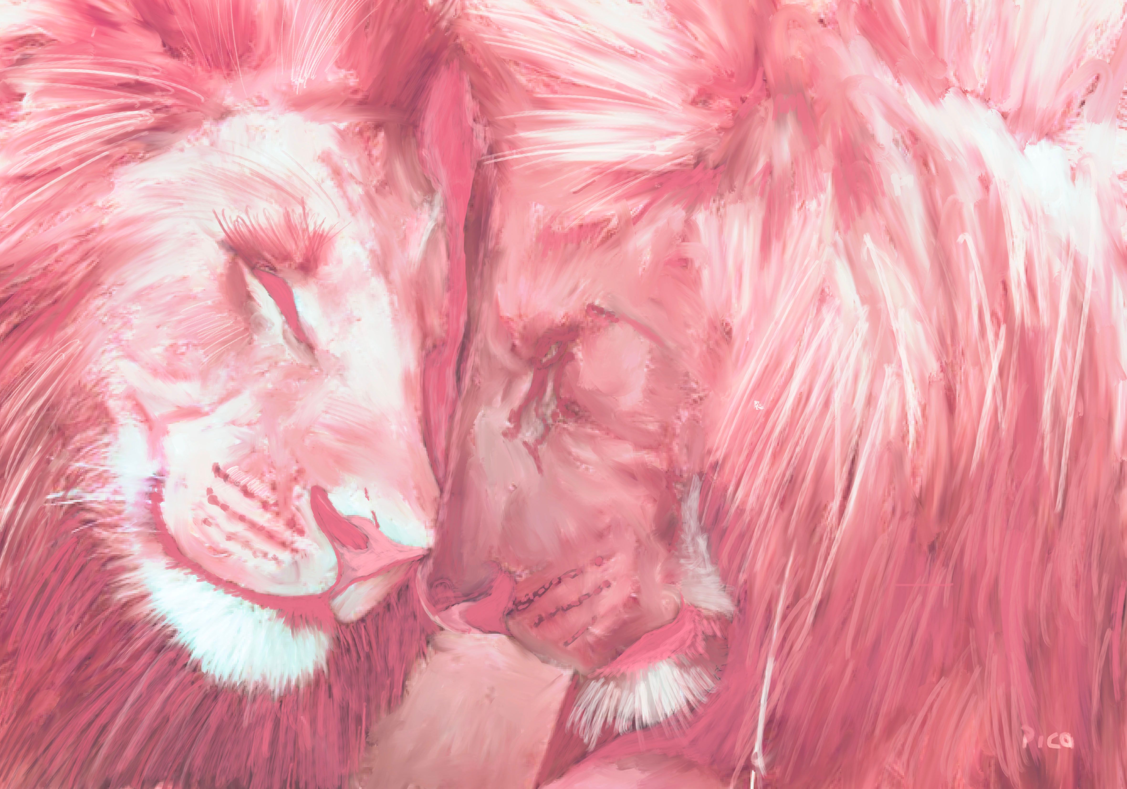 ES NATURAL -entre leones