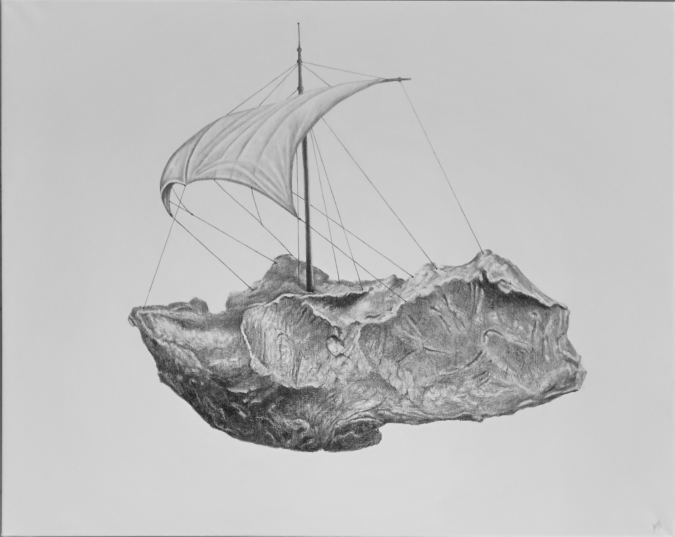 Meteorito impulsado por el viento